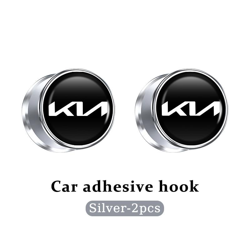 For KIA Car Hooks Small Hanger Self Adhesive Sticky Storage Auto Accessories Ceed Sportage Rio K5 K2 Optima Cerato Venga Sedona