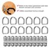 Car Trailer Tie Down D Ring Secure Lashing Towing Anchor Hooks for Trucks RvV Campers Van Atv Suv Boat