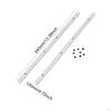 Track Saws Guide Rail Joining Set Accessories for Woodworking Cuts Sturdy with Screws Stainless