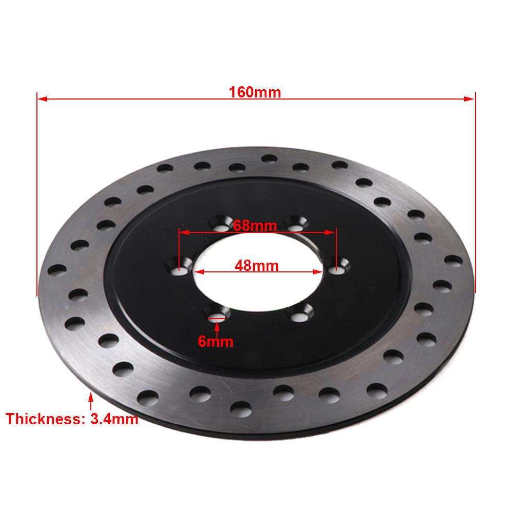 Front Rear Disc Brake Plate For 50cc 70cc 90cc 110cc 125cc 150cc 200cc 250cc Electric ATV Quad Go Kart UTV Dune Buggy Trike