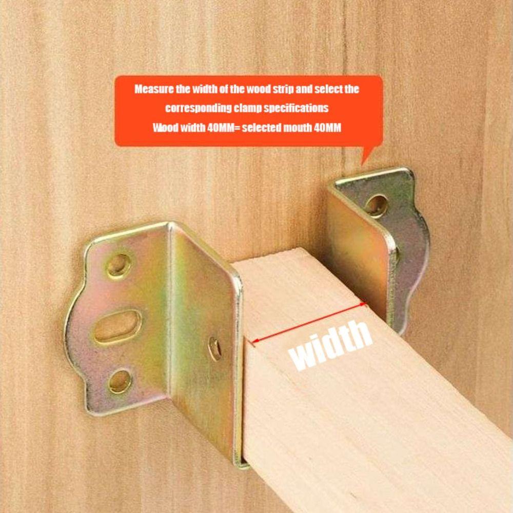Easy To Install Bed Hinges Thickened Stabilizing Bed Structural Component  Leg Connector
