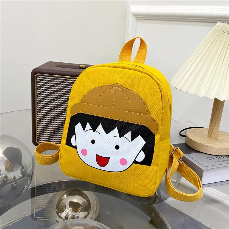 Милый Модный Канвас Рюкзак Для Девочек Возраста 3-6 Очаровательный Дышащий И Прочный жёлтый