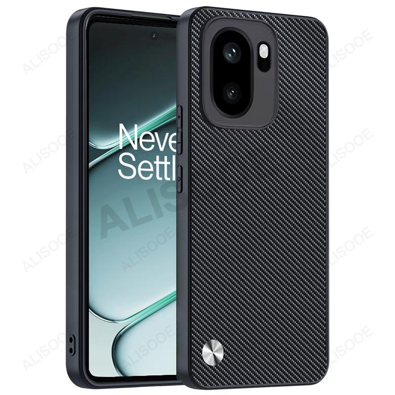 Dla Oneplus Ace 6 Ace6 Etui Pokrowiec Tekstura Włókna PU Skóra Twardy Plastik Pełna Ochrona Nakładka na Telefon Capa Funda