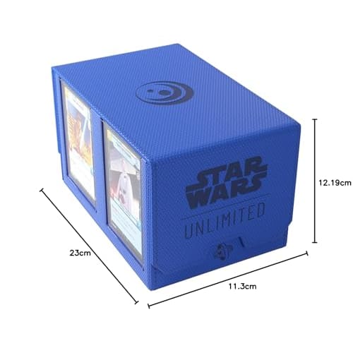 Gamegenic | Star Wars Unlimited Double Deck Pod - Blue | Trading Card Accessory