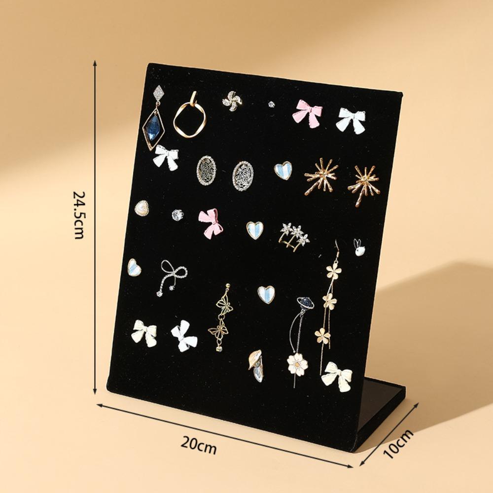 Flannel Ear Stud Display Rack Hanging Display Stand Useful Earring Display Shelf  Jewelry Props