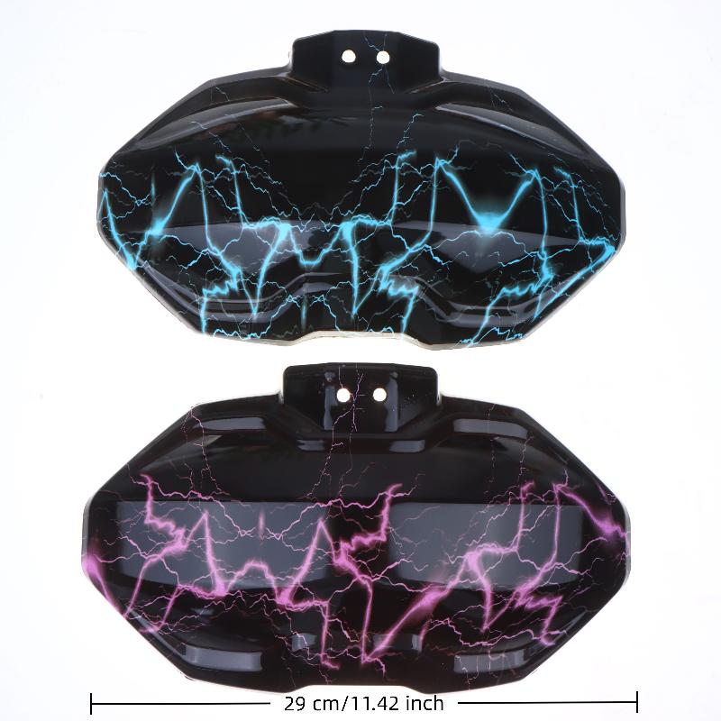 Carbon Fiber Electric Scooter Mudguard Universal Water Resistant Anti-Dirt Easy Install  for E-bike Commute Use