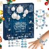 Christmas Advent Calendar 24 Days Countdown Bracelet Blind Box DIY Christmas Decoration Hand Jewelry Surprise Blind Box Gift