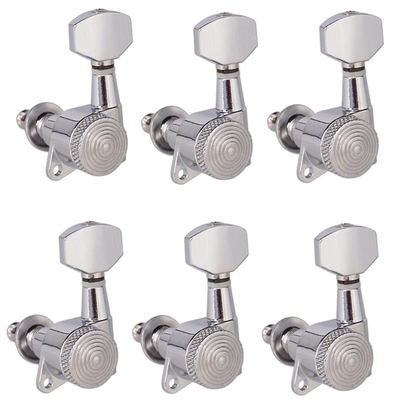 6Pcs Locked String Tuning Pegs Key Tuners Machine Heads For Guitar Accessory