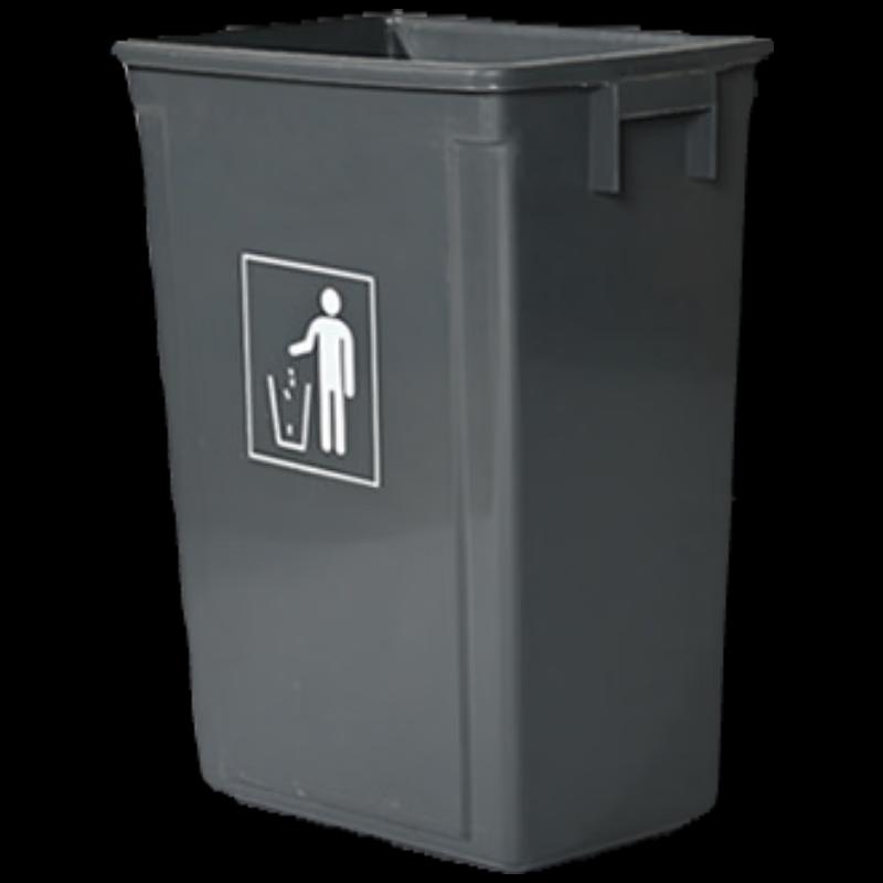 ABEPC 60L Plastic Lidless Waste Bin