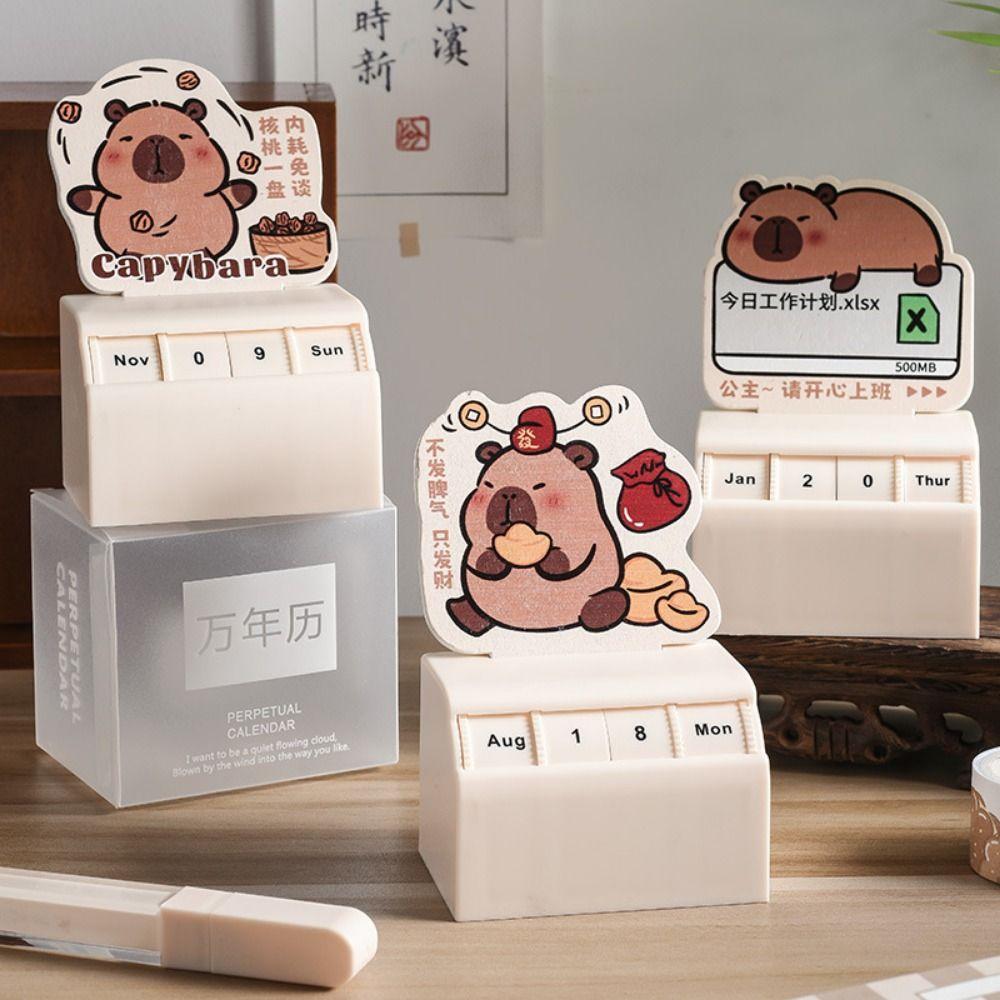 Cartoon Wheel Perpetual Calendar Plastic Countdown Calendar Calendar Display Wheel  For Home Office