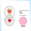 Cute Heart Shaped Makeup Brush Cleaning Soap 100g For Silicone Pad Cosmetic Sponge & Beauty Tool Washer Quick-Dry Deep Clean