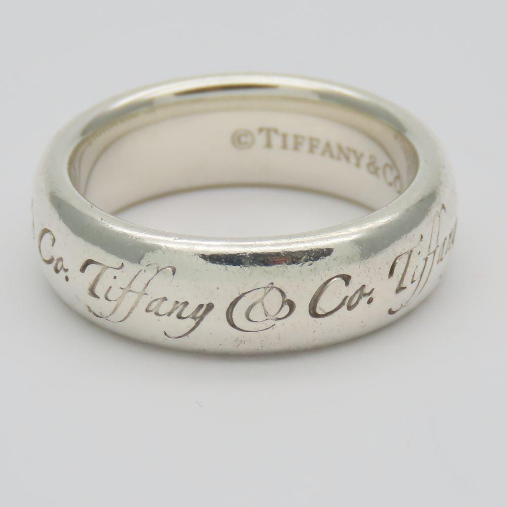 Used TIFFANY&Co. Ring Notes EU#49 Silver925 6.4g Silver Accessories