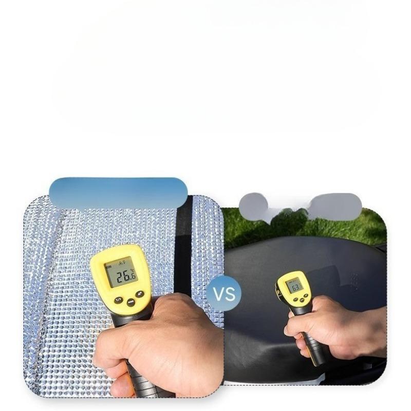 Electric Vehicle Sun Protection Seat Cushion, Summer Heat Insulation and Anti-scald Cover, Waterproof Heat Insulation Seat Cushion