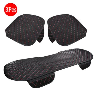 3 Piezas Fundas para Asiento de Coche Cojín Universal para Asiento de Coche Transpirable Confort Protector de Asiento de Coche Alfombrilla Accesorios Interiores de Coche