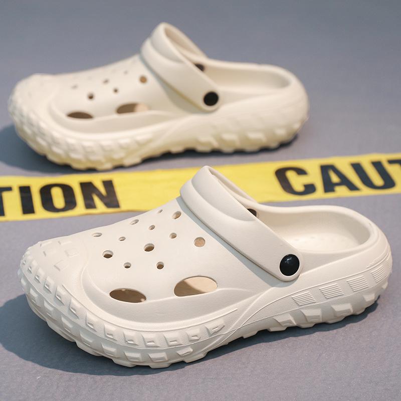 

Мужские сандалии, обувь на толстой подошве для мужчин, износостойкая обувь для дома и улицы, мягкая и удобная нескользящая пляжная обувь унисекс, новинка 45 хаки