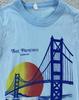 Vintage 80s San Francisco Sunset T-Shirt FITS XXXS Golden Gate Bridge California