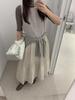 3-Day Korean Spring/Summer Solid Pleated Skirt & Slim-Fit Shirt for Women