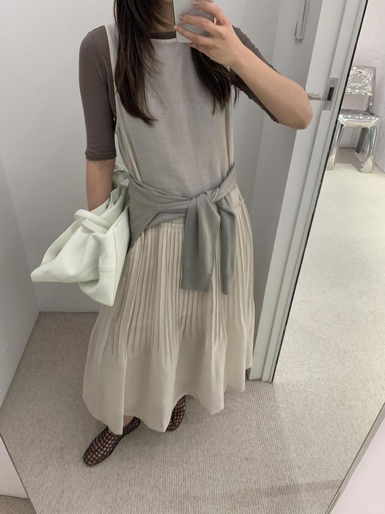 3-Day Korean Spring/Summer Solid Pleated Skirt & Slim-Fit Shirt for Women