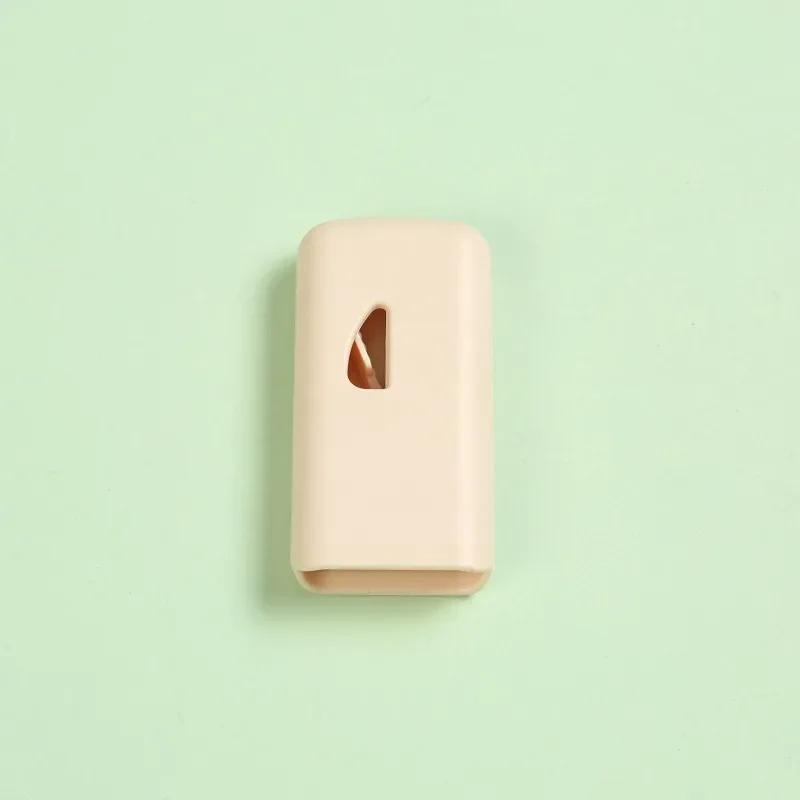 

Портативный разделитель для лекарств, полезный органайзер для разделителей лекарств, многофункциональный аппарат для резки лекарств с защитой лезвий розовый