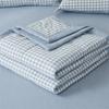 Class A Maternal and Child Grade Pure Cotton Summer Cool Quilt Simple Plaid Thin Quilt Machine Washable Blanket