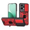 For Oppo Reno14 5G (Global) Case with Slide Camera Lid PC+TPU Kickstand Phone Cover