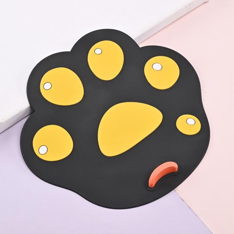 Cat Paw Silicone Floor Drain Anti Odor Pad Toilet Pad Bathroom Sewer Deodorant Cover Water Stopper Kitchen Sink Plug Strainer