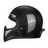 AD Retro Carbon Fiber Fiberglass Motorcycle Helmet for Cruiser, Scooter, and Moped