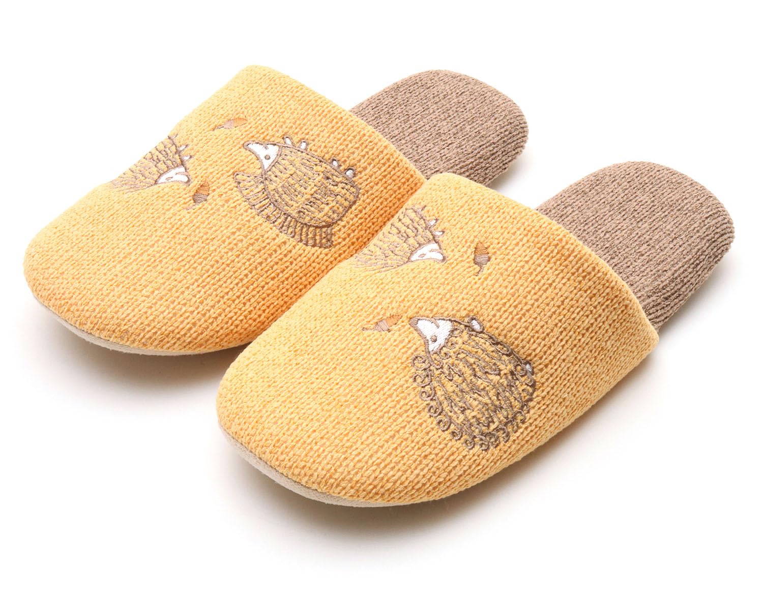 

Мягкие тапочки Lisa Larson Желудь и Ёжик (Желтый, Средний)