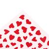 Hollow Heart Sticker For Nail Gold Pink Love For Women Slider Nail Art Decoration Holographic Manicure Accessory
