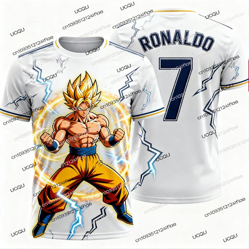 2026 Nowości Dragon Ball Z Goku/Vegeta Edycja Specjalna Koszulka Piłkarska Ronaldo Nr 7 Koszulka Piłkarska Specjalna Koszulka dla Fanów Zestaw