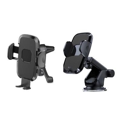 Dashboard & Windshield Universal Car Mount Phone Holder Stand with Suction Cup Base and Adjustable Arm for Mobile Phone