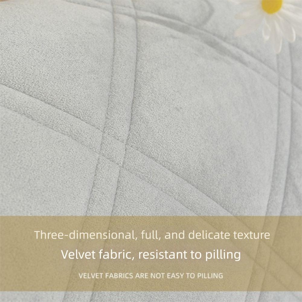 All-inclusive Bettkopfteilbezug Unifarben Kopfteilschutz Neu Betthauptbezug Haushalt