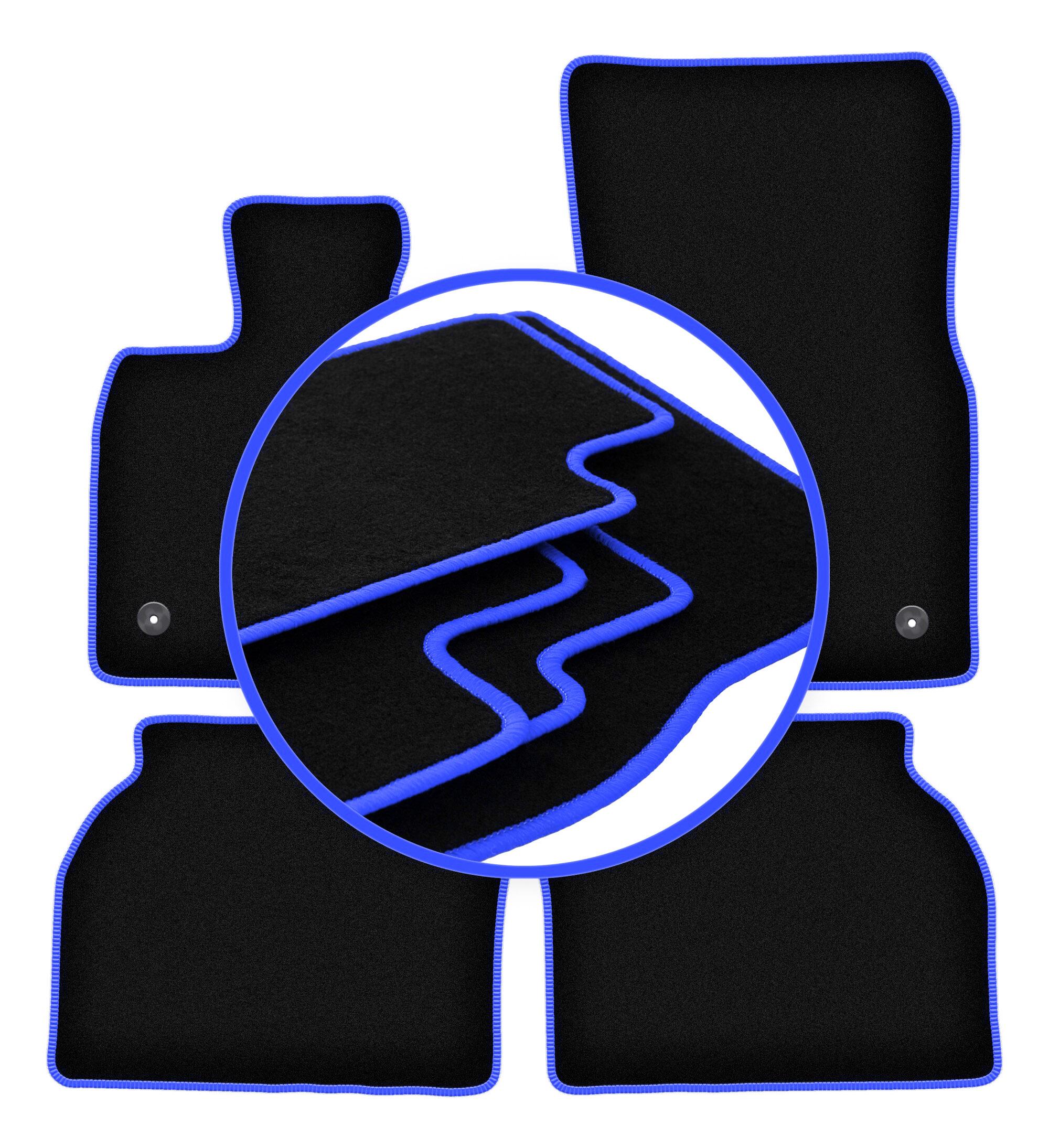 CARLUX-BLUE car mats for: BMW 5 GT F07 liftback (2009-2017)