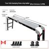 Jun Ding Camp 2.0mm Aluminum Alloy Folding Engineering Ladder with Steel Platform
