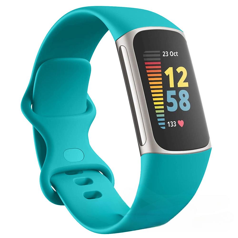 

Ремінець для Fitbit Charge 5/6 Браслет на зап ястя Замінний ТПУ Спортивний Браслет для Fitbit Charge 5 Аксесуари для ремінця смарт-годинника For Charge5 6 S чирковий