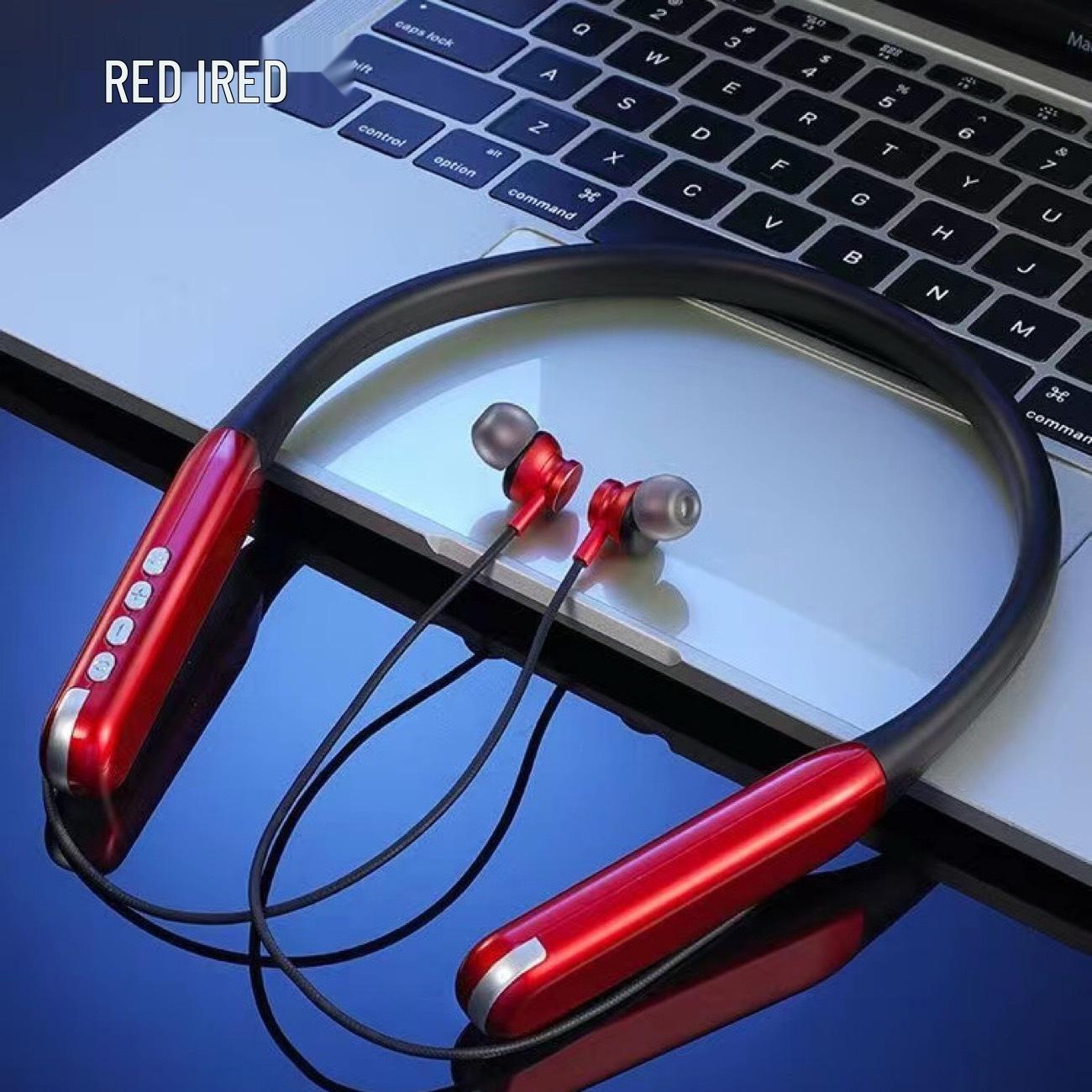 

Bluetooth 2025 навушники-гарнітура на шию: Бездротові, Висока якість звуку, Довгий час роботи від батареї, Ідеально для спорту.