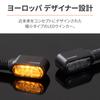 Daytona 32657 HIGHSIDER LED Blinker für Motorräder, Little Bronx, Blast Black