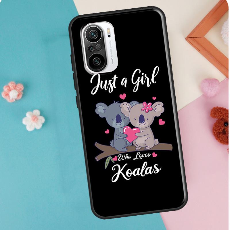 Cute cartoon watercolor animal koala Case For Xiaomi Mi 11T 12 Pro 12X Mi 11 Lite Ultra Cover For POCO X3 Pro X4 GT M3 M4 F3