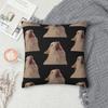 White Cat Screaming Meme Pillow Case Cushion Covers  Zipper Decorative Pillowcase for Sofa