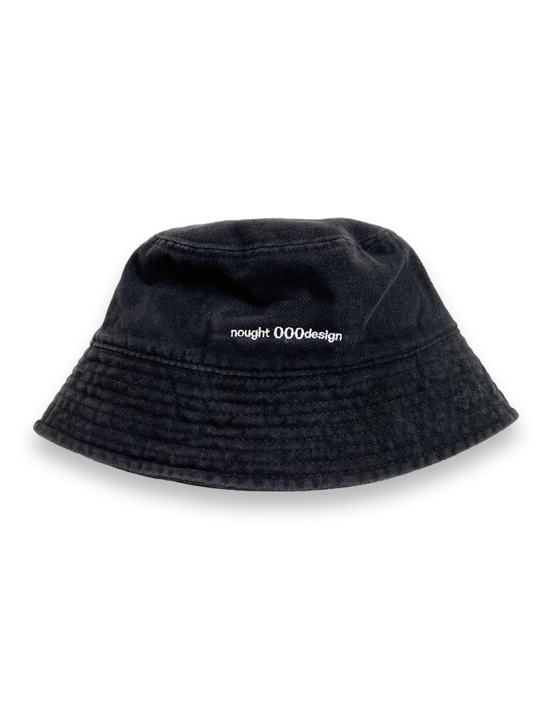 Nouteu 000 Design Logo Bucket Hat / Black