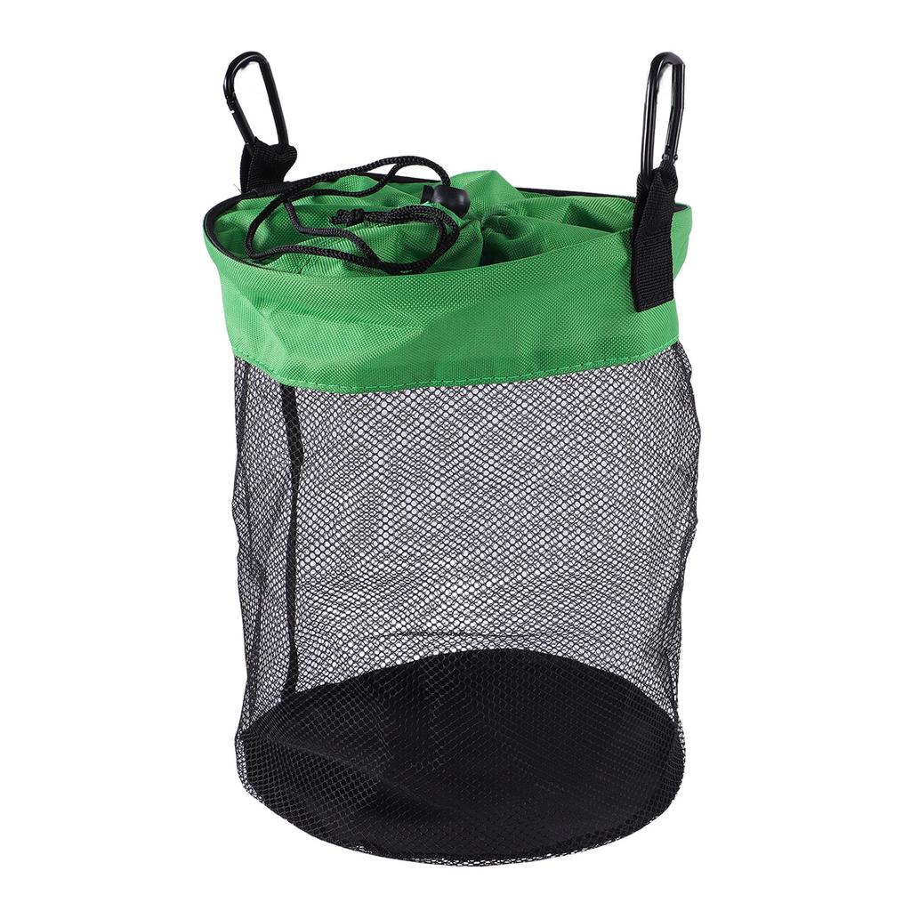 Mesh Clothespin Bag Holder Breathable Hanging Laundry Pin Storage Bag with Drawstring Closure Buckle Oxford Fabric