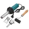 1080W Welder Hot Air Adjustable Temperature Welding Heat Torch + 2 Nozzle + Roller