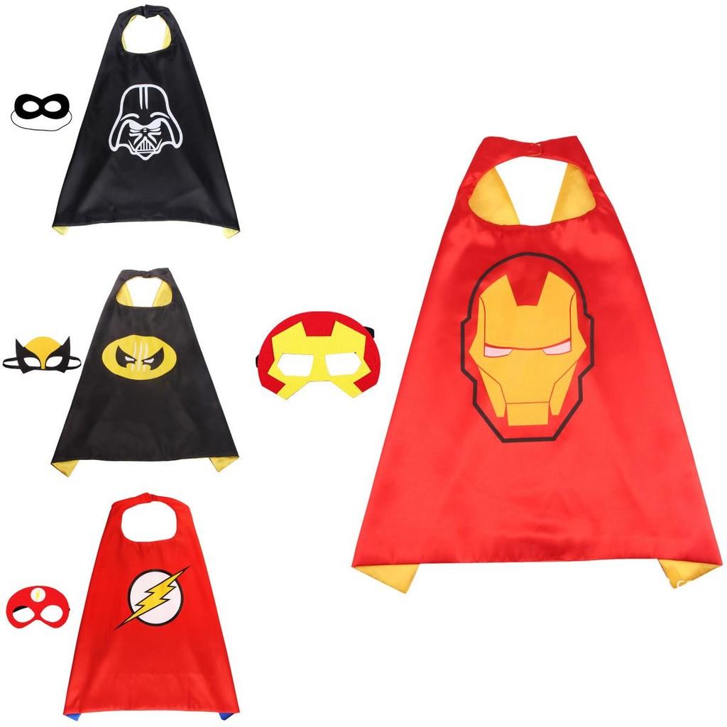 Soft And Comfortable Superhero Cloak For Kids With Unique Designs And Mask