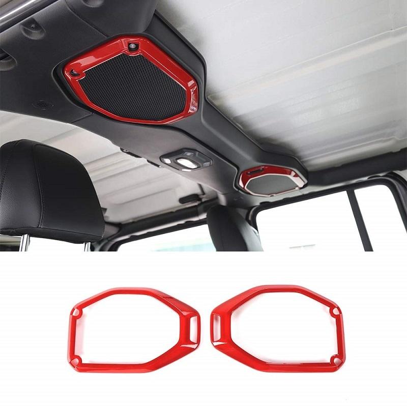 Top Speaker Trim Audio Surround Cover For Jeep Wrangler JL JLU JT 2018