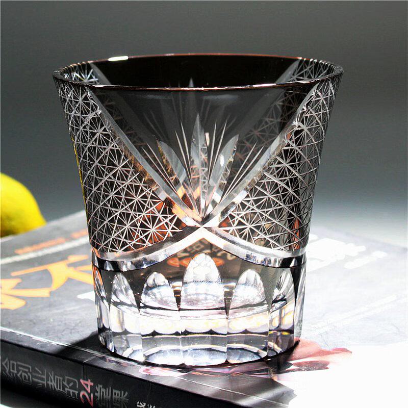 Bicchiere da Whiskey in Cristallo Edo Kiriko