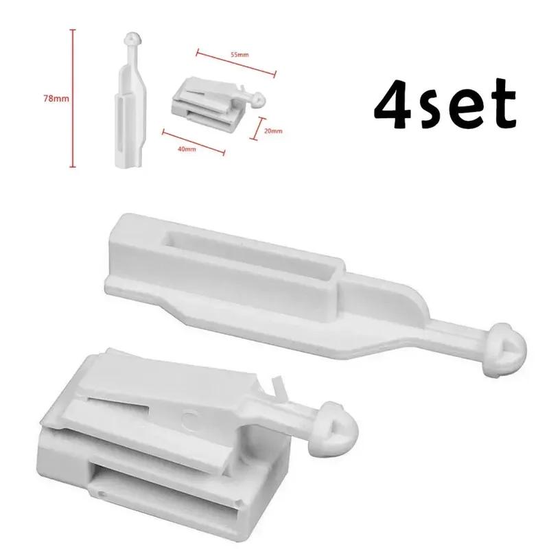 

4 Set Xenon Headlight Reflector Holder Bracket Headlight Adjuster Brackets For BMW 5 Series E39 #631200279 Headlight Brackets