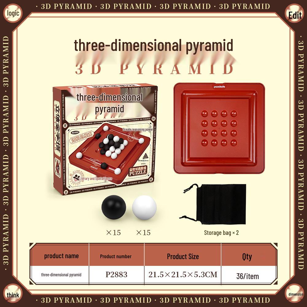 

Пирамида Шахматная Башня - Интерактивная Игрушка для Развития Мозга для Родителей и Детей