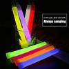 10pcs 4 Inch Camping Glow Sticks Waterproof Concert Party Light Stick with Hook Non-toxic Hiking Camping Grow Festival Supplies