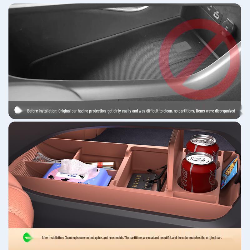 Geely 25 Galaxy L6 Center Console Armrest and Storage Box for Car Interior Modification