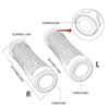 Universal Handle Grip End 7/8" Handlebar Rubber Hand Grip Brake Hand Yamaha YZFR25